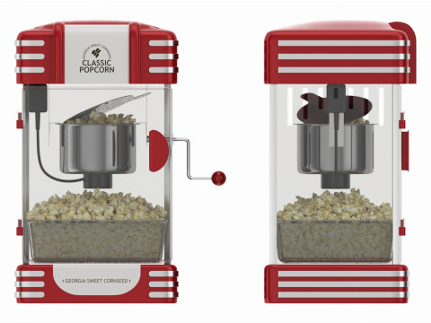 Popcorn Maker Table-Top Vintage 3D Model
