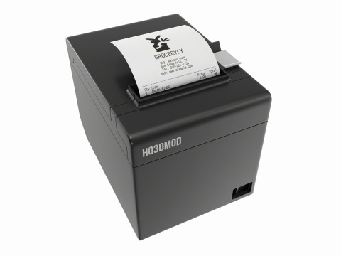 POS receipt printer Model 3D