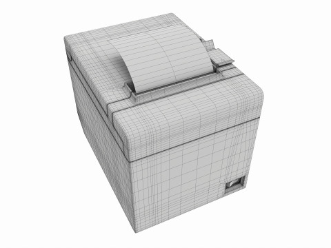 POS receipt printer Modello 3D