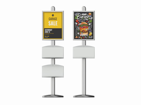 Poster Stand and Literature Holder 3D मॉडल