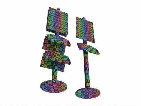 Poster Stand and Literature Holder 3D मॉडल