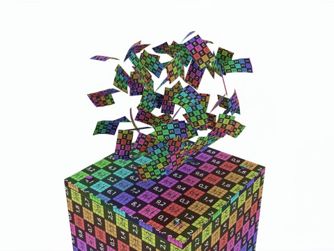 Raffle Drum Floorstanding 3D मॉडल