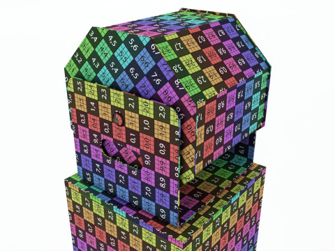 Raffle Drum Floorstanding 3D मॉडल