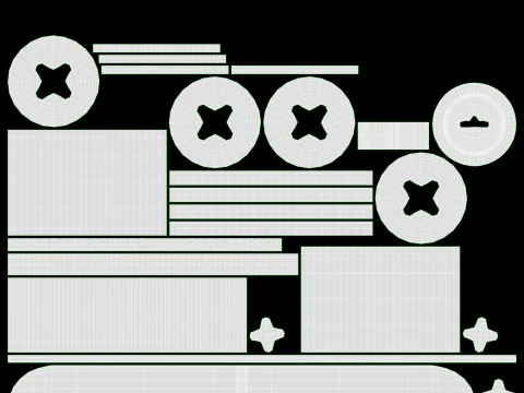 Stojak podłogowy na bęben loteryjny Model 3D