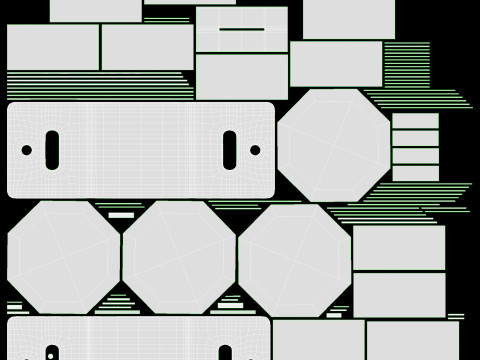 Raffle Drum Floorstanding 3D मॉडल