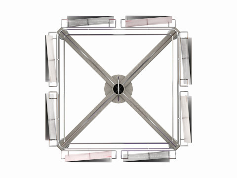 Rotating Postcard Display 3D Model
