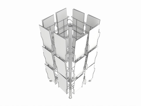 Rotating Postcard Display 3D Model