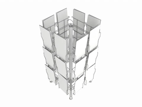 Rotating Postcard Display 3D Model