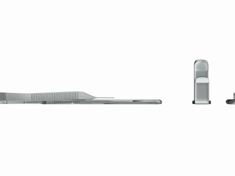 Set of 7 Surgical Instruments 3D Model