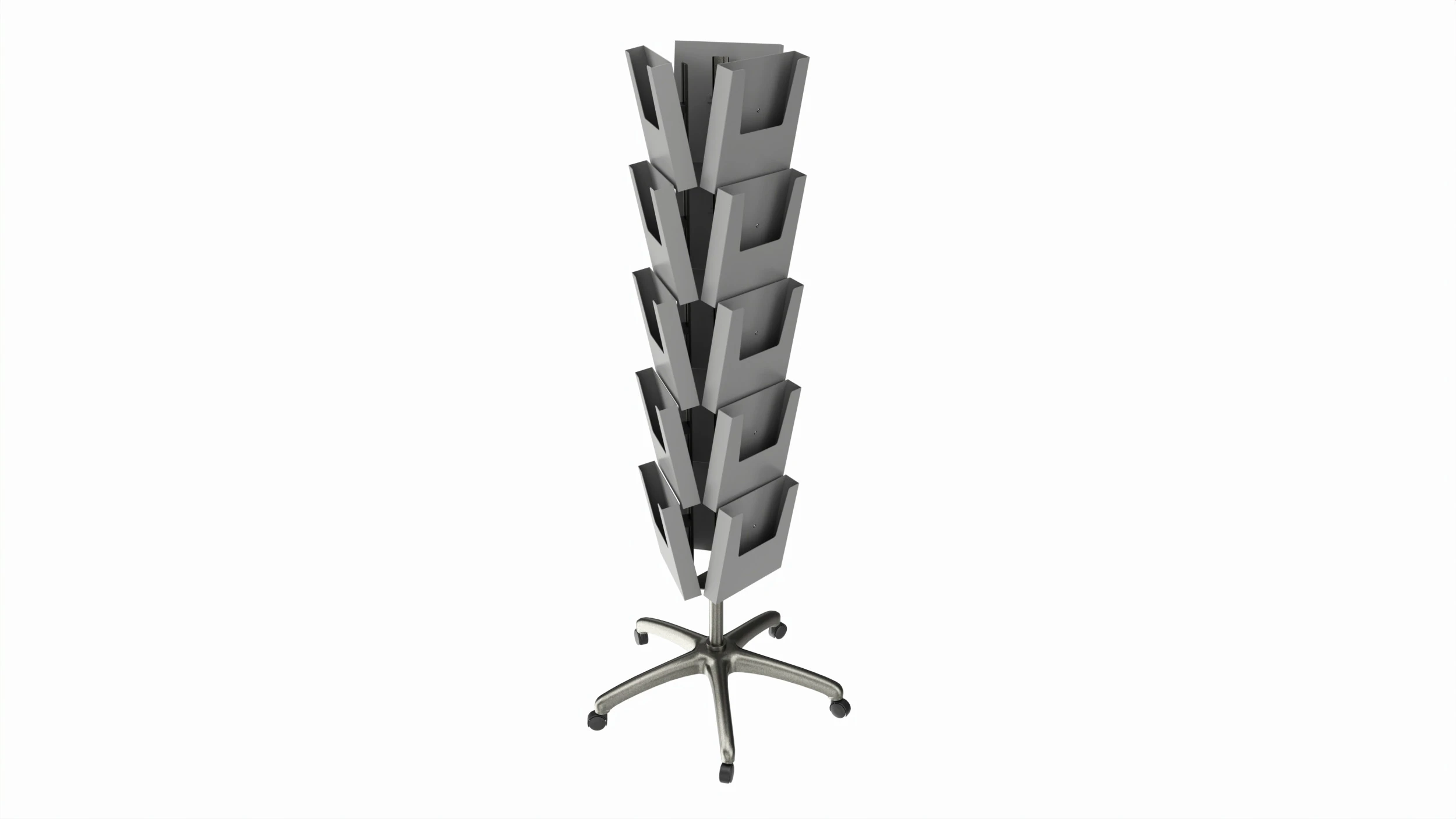 Spinning Magazine Rack 3D Model .c4d .max .obj .3ds .fbx .stl .blend 