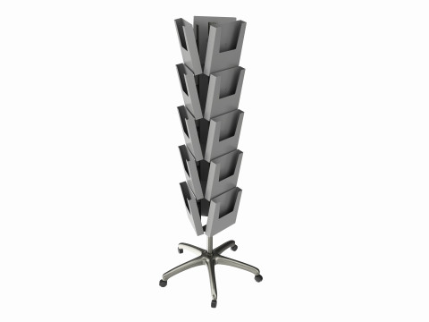 Spinning Magazine Rack 3D 모델