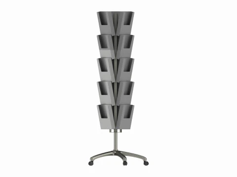 Spinning Magazine Rack 3D Model