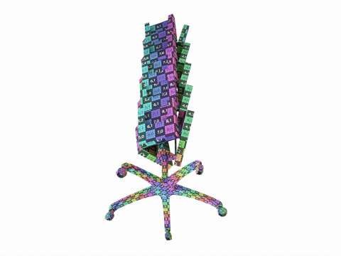 Spinning Magazine Rack 3D Model