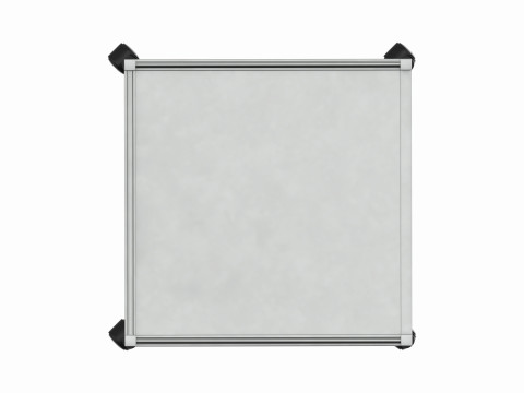 Stainless Steel 2 Shelf Medical Instrument Trolley Modèle 3D