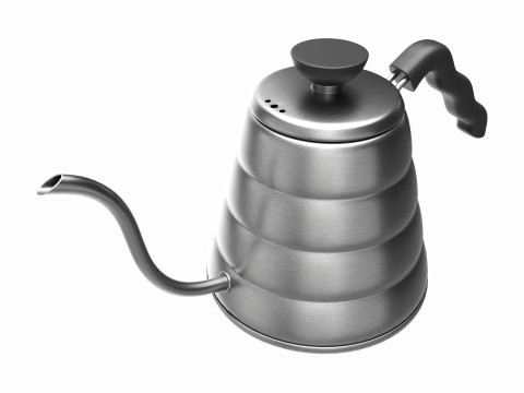 Steel drip pouring kettle 3D मॉडल