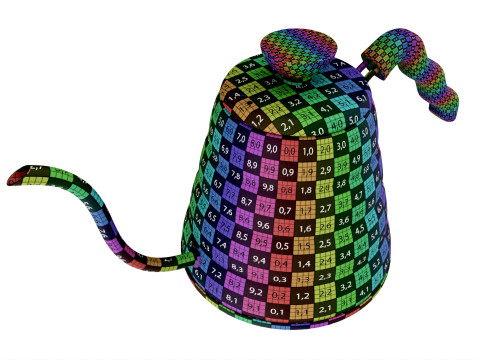 Steel drip pouring kettle 3D Model