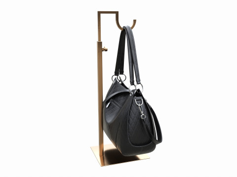 Store Adjustable Handbag Display Rack Modelo 3D