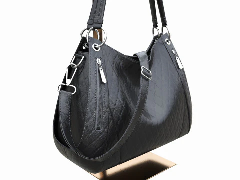 Store Adjustable Handbag Display Rack 3D Model