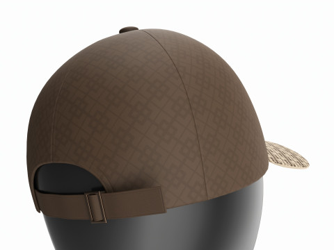 Store display mannequin head with Baseball cap 3D मॉडल