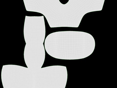 Store display mannequin head with Baseball cap 3D Model