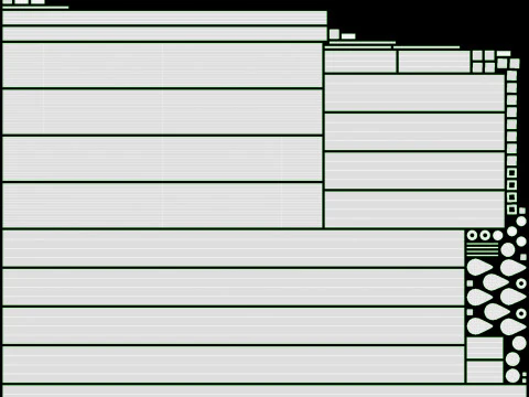 Store double bar rack with clothes 3D Model