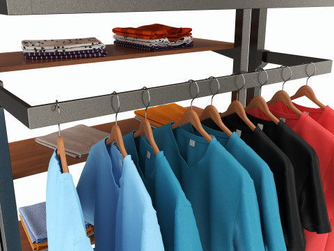 Store Island Merchandiser Display System Modèle 3D