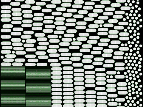 Store oval glass double sided display shelf 3D Model