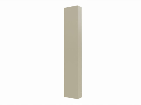 Store Pharm Metal Shelf End Unit 3D Model