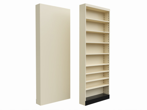 Store Pharm Metal Shelving Bay Unit Modelo 3D
