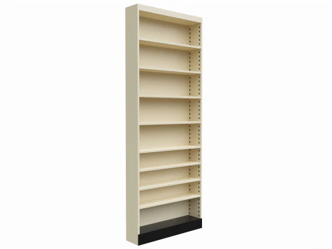 Store Pharm Metal Shelving Bay Unit 3D Model