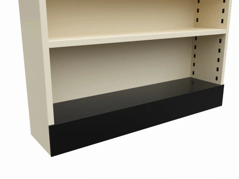 Store Pharm Metal Shelving Bay Unit 3D Model