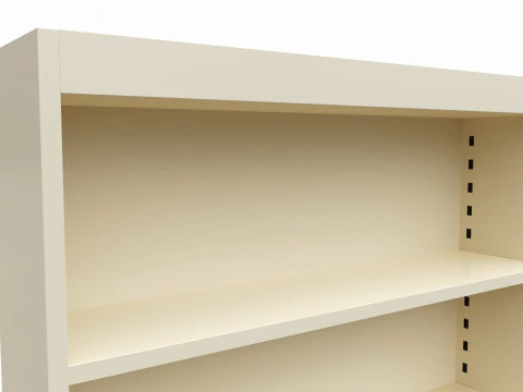 Store Pharm Metal Shelving Bay Unit 3D Model