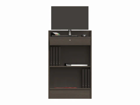 Store Register Checkout Counter 3D Model