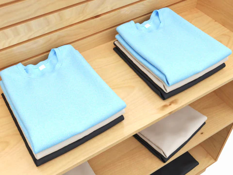 Store Shelf Rack Merchandiser 3D Model