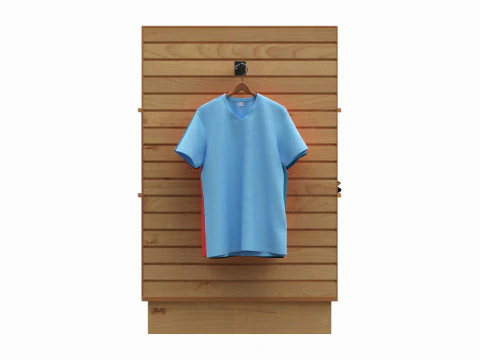 Store Shelf Rack Merchandiser 3D Model