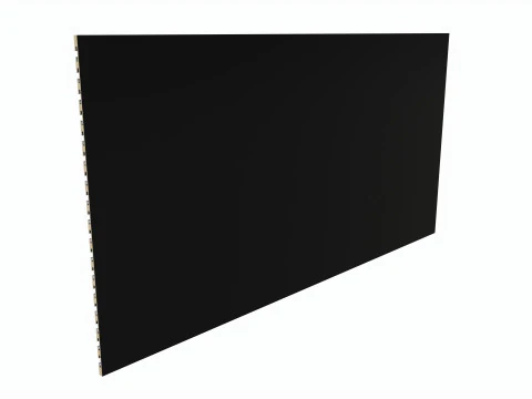 Store slatwall panel with aluminum insert 3D Model
