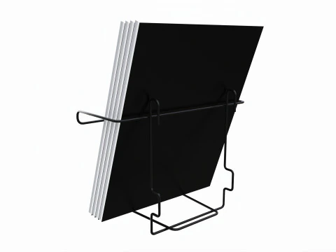 Store wire magazine holder for slatwall pegboard gridwall 3D Model
