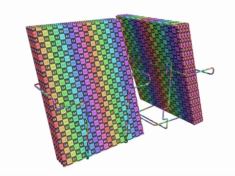Store wire magazine holder for slatwall pegboard gridwall Modelo 3D