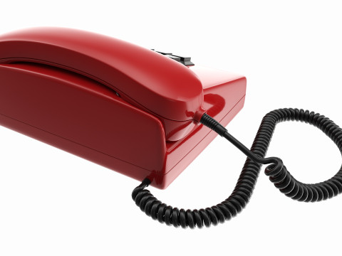 Table touch-tone telephone 3D Model
