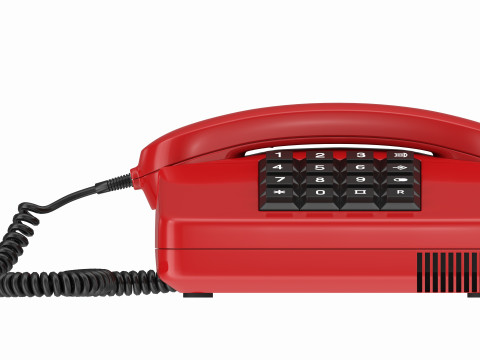 Table touch-tone telephone 3D Model