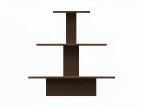Three Tier Rectangle Table 3Dモデル