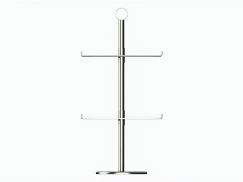 Two Tier Counter Top Spinner with hooks 3D-Modell