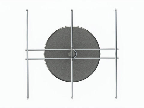 Two Tier Counter Top Spinner with hooks 3D-Modell