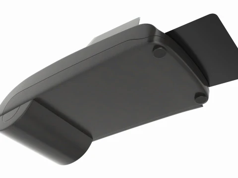 Universal Credit Card POS Terminal 01 3D Model