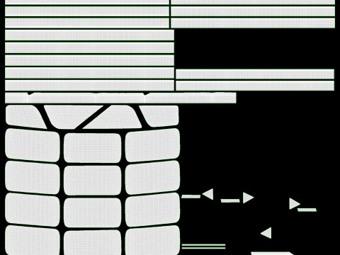Universal Credit Card POS Terminal 01 3D Model