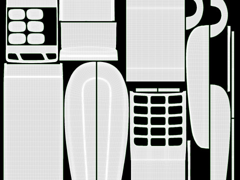 Universal Credit Card POS Terminal 02 3D Модель