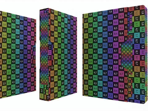 Cassete de v&iacute;deo VHS com capa Modelo 3D
