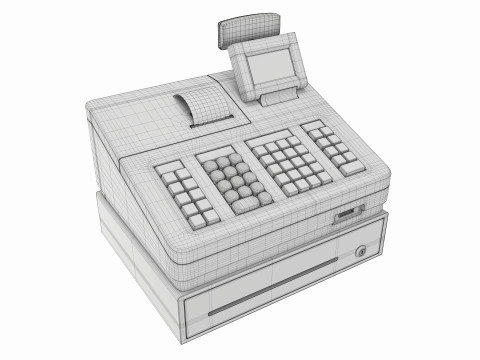 General store items Model 3D
