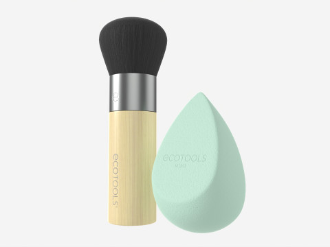 Blend Blur Makeup Brush and Sponge Ecotools 3D Model