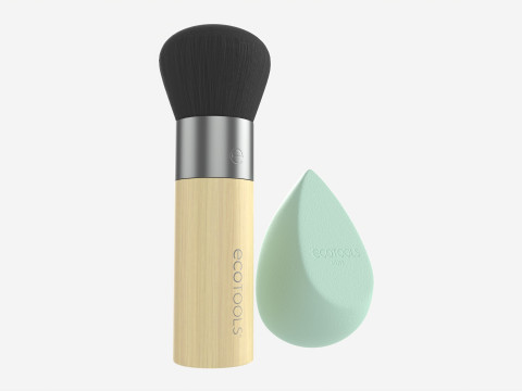 Blend Blur Makeup Brush and Sponge Ecotools 3D Model